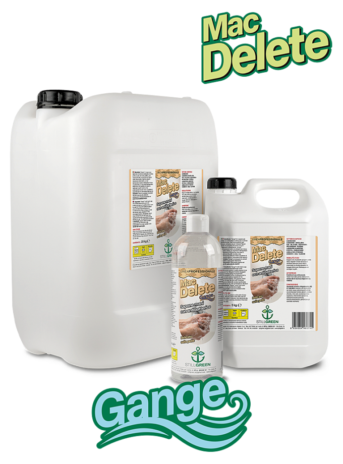 Gange - Tanica 5 kg, Tanica 20 kg, Flacone 750 mL