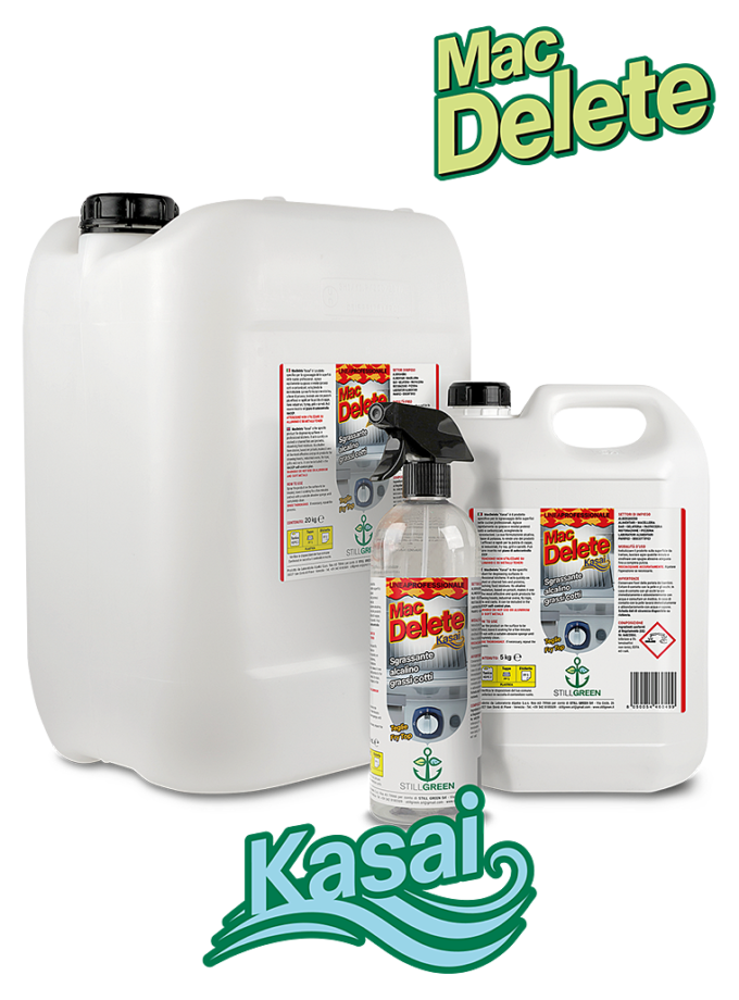 Kasai - Tanica 5 kg, Tanica 20 kg, Flacone 750 mL