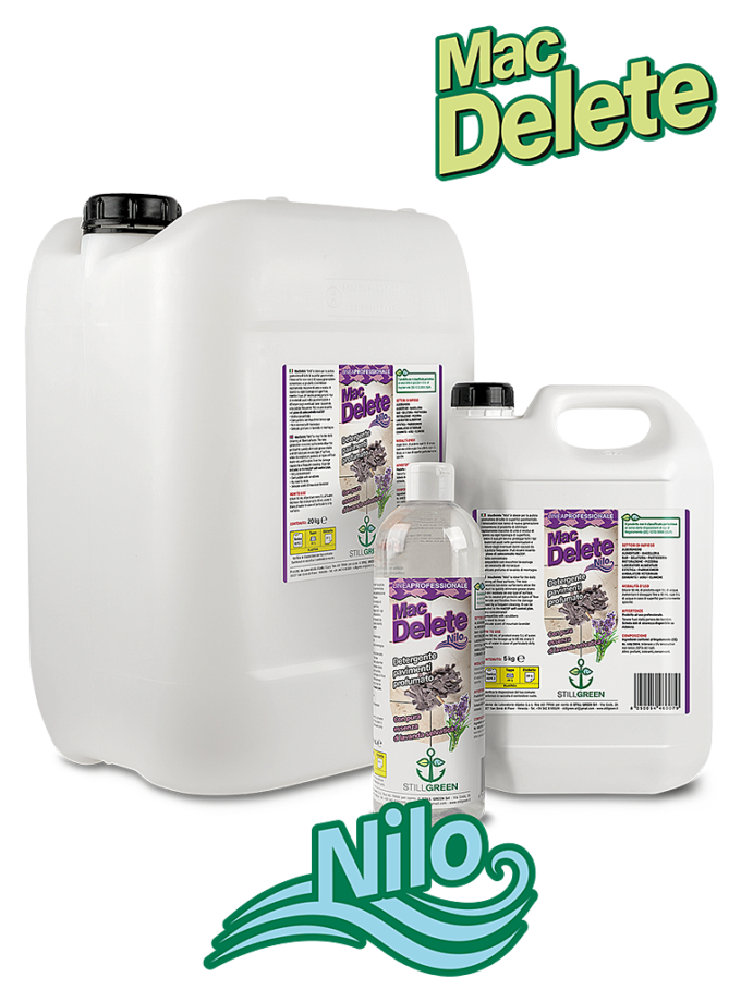 Nilo - Tanica 5 kg, Tanica 20 kg, Flacone 750 mL