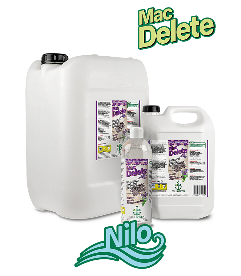 Nilo - Tanica 5 kg, Tanica 20 kg, Flacone 750 mL