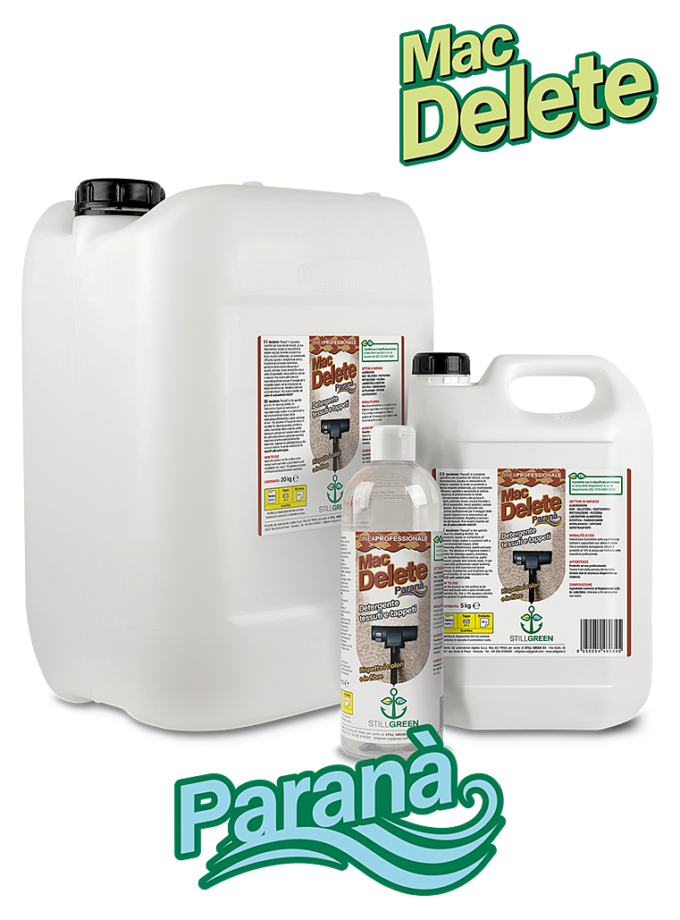 Paranà - Tanica 5 kg, Tanica 20 kg, Flacone 750 mL