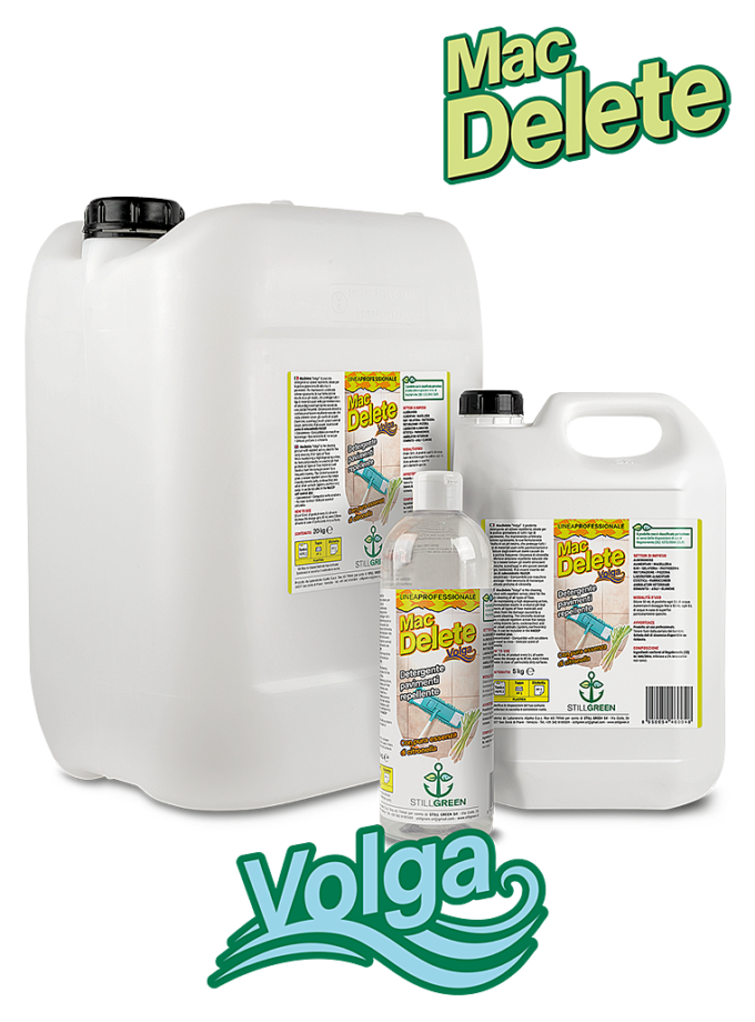 Volga - Tanica 5 kg, Tanica 20 kg, Flacone 750 mL